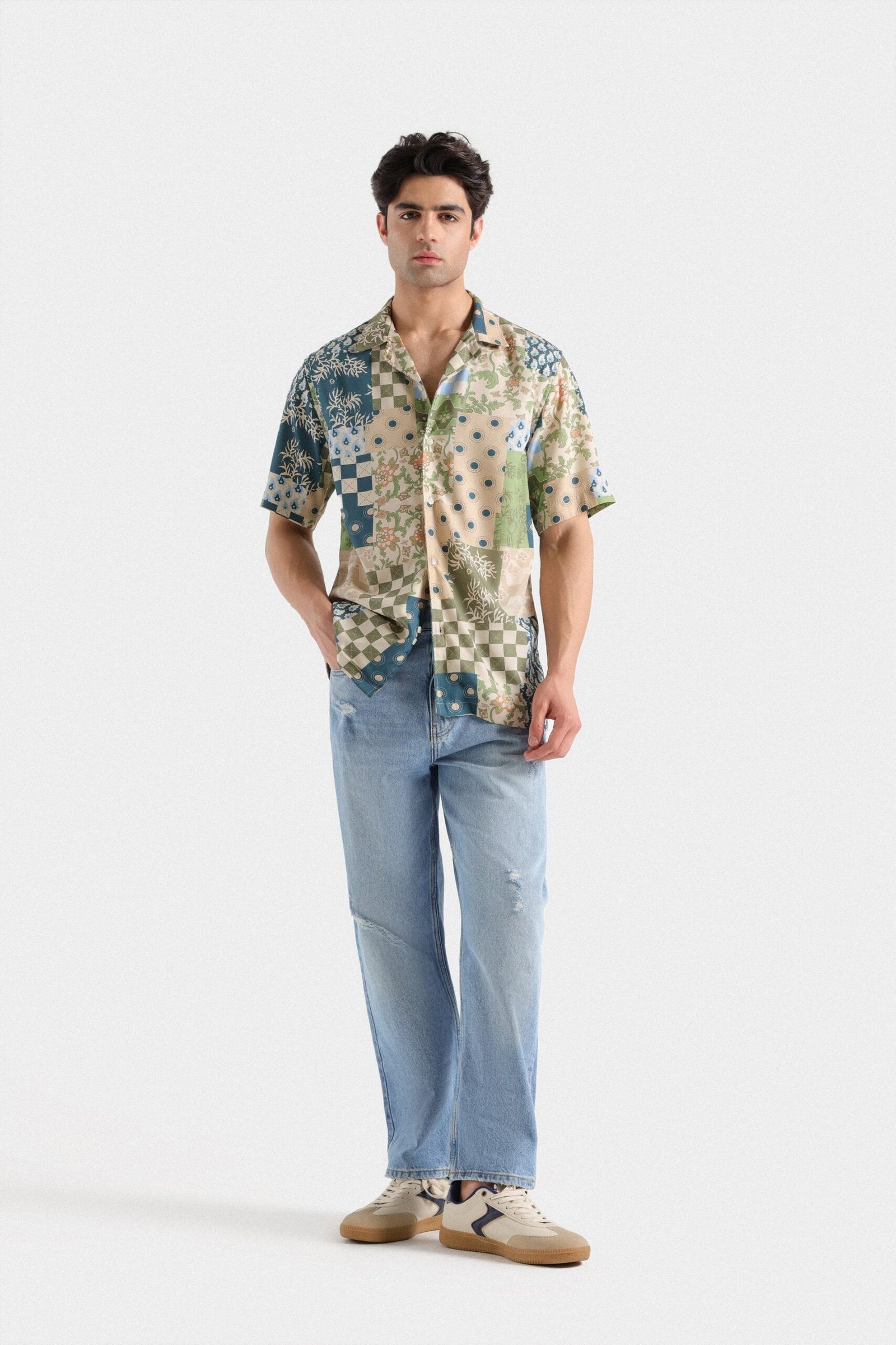 Printed Resort Collar Shirt - Image 2