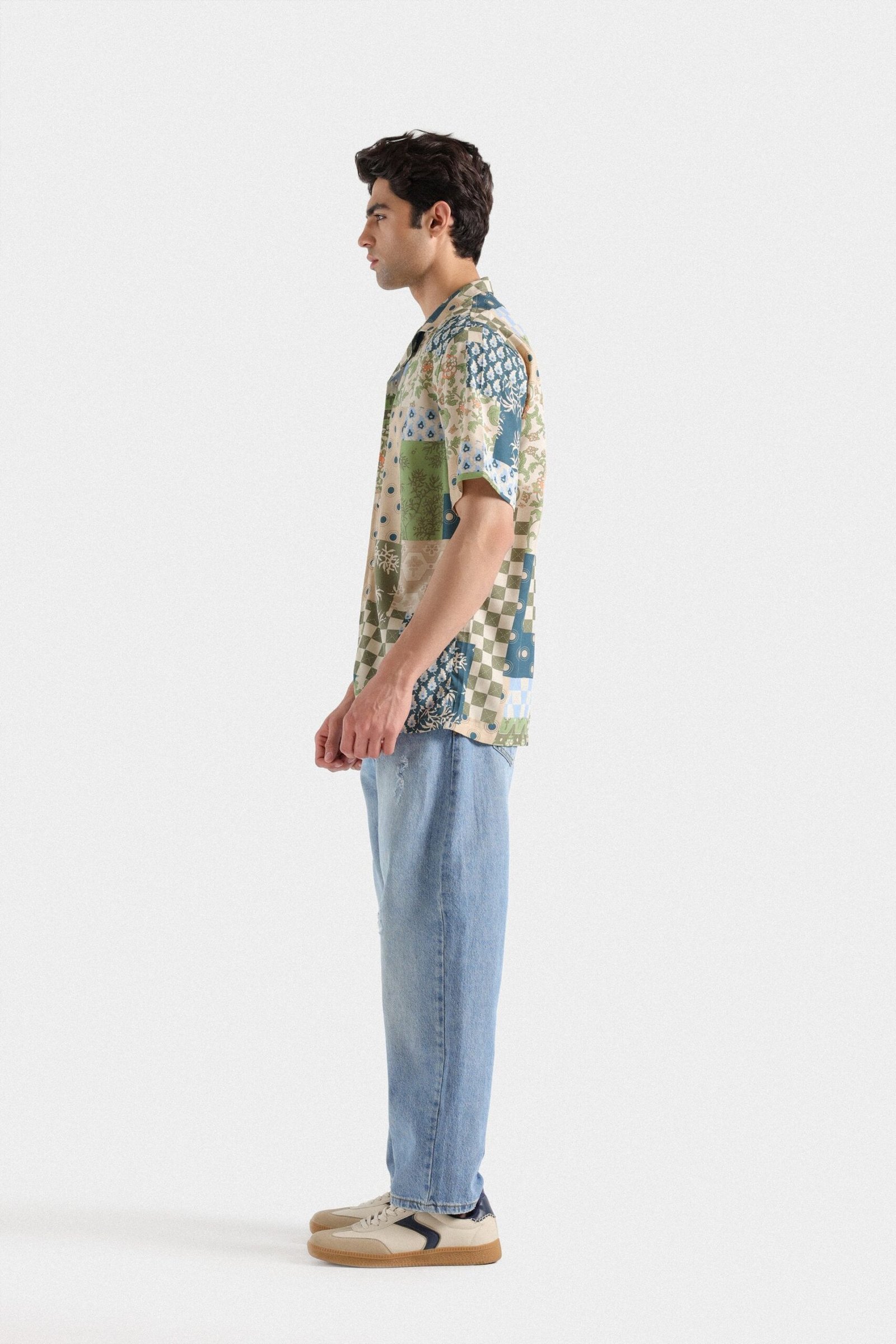 Printed Resort Collar Shirt - Image 3