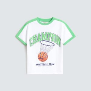 Color Block Graphic T-Shirt