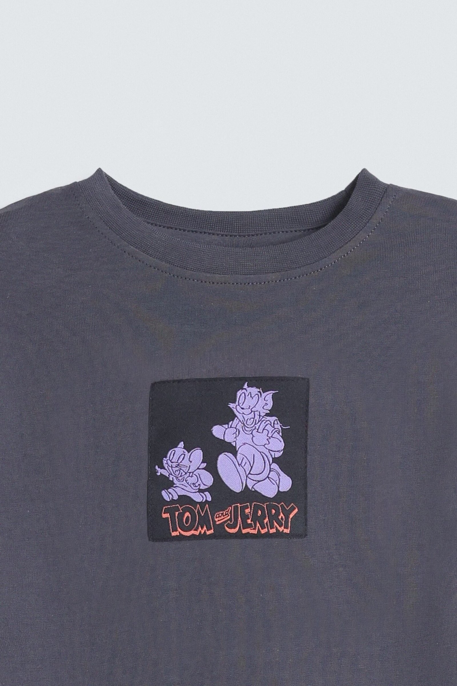Character Graphic T-Shirt With Label Patch - Image 2