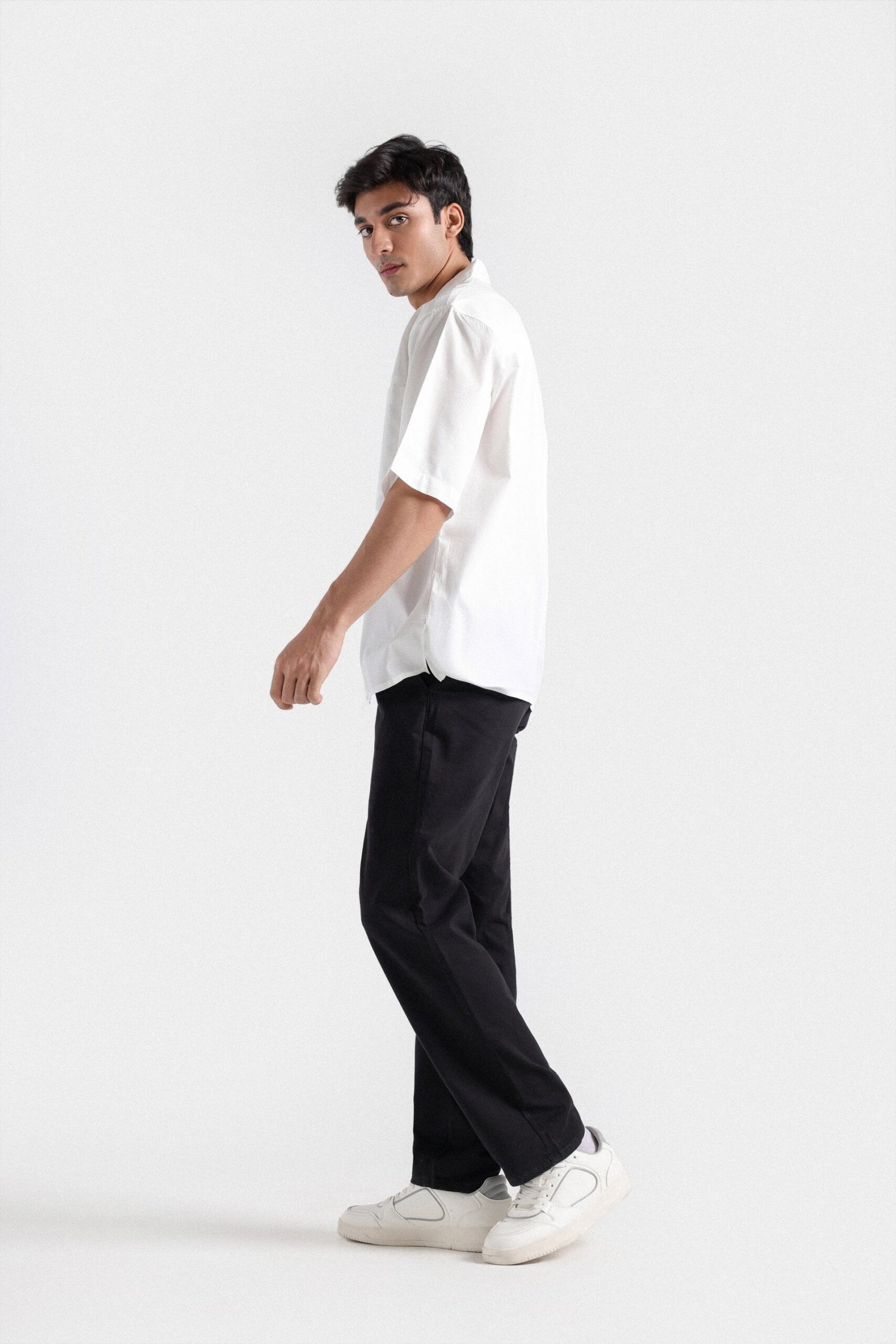 Basic Shirt With Cut Panel - Image 3
