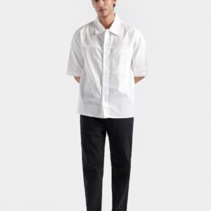 Basic Shirt With Cut Panel