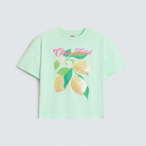 Cropped Graphic T-Shirt