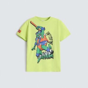 Character Graphic T-Shirt With Label Patch