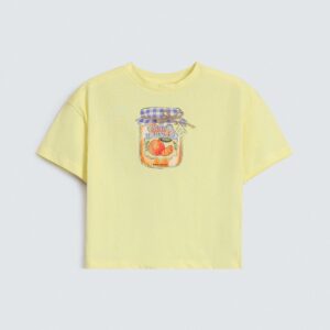 Super Cropped Graphic T-Shirt