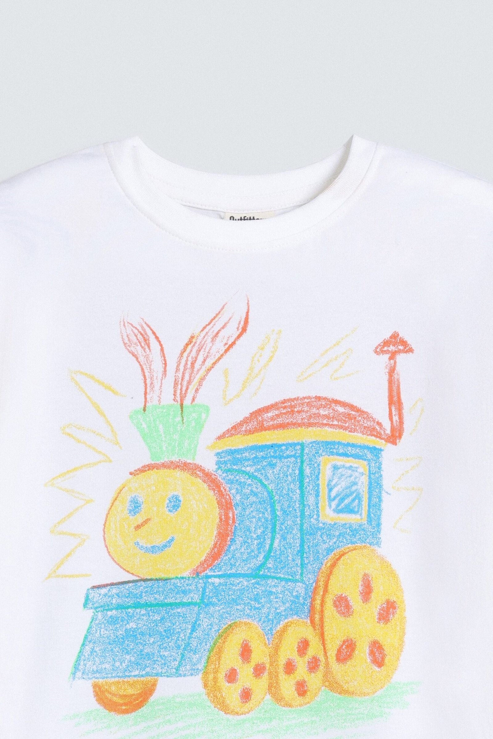 Graphic T-Shirt With Label Patch - Image 2