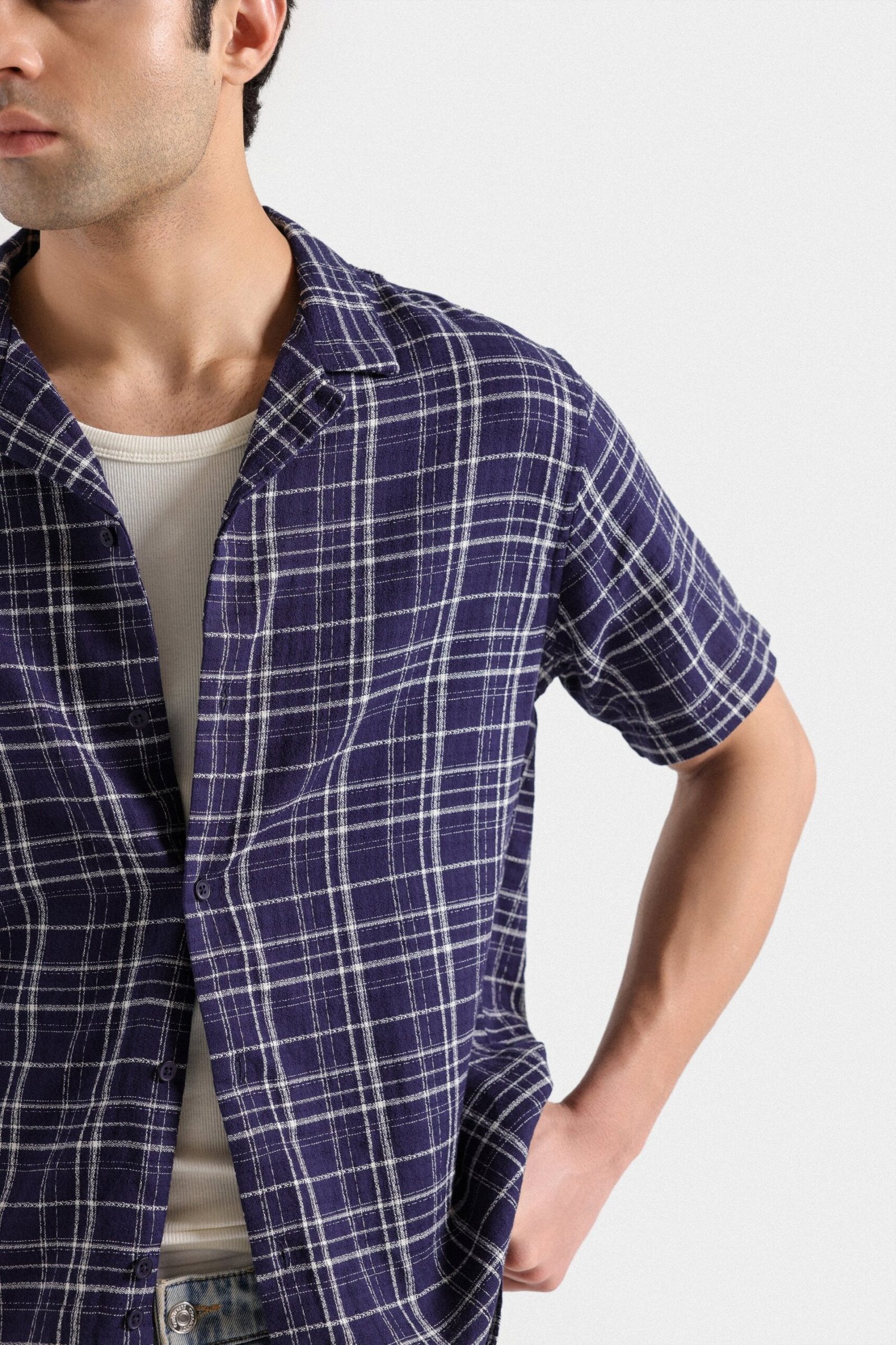 Resort Color Checkered Shirt - Image 2