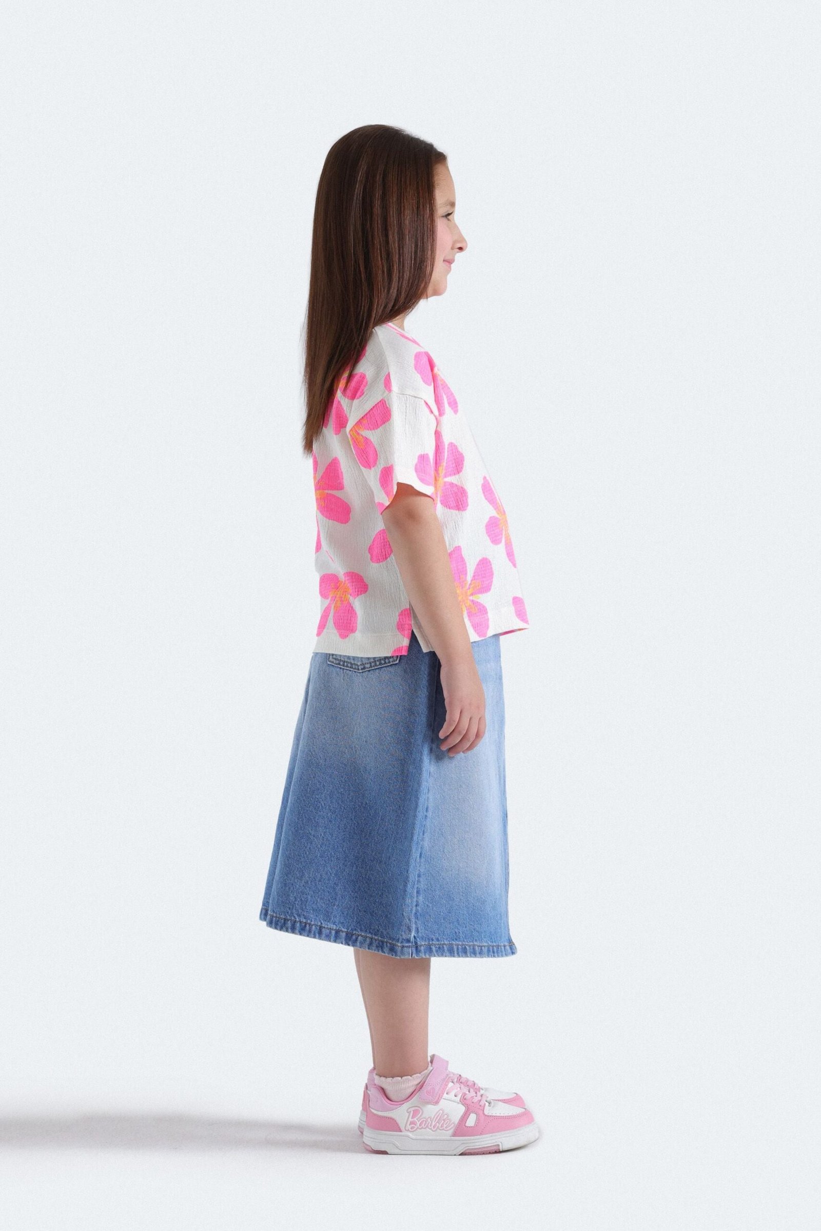 All-Over Flower Print T-Shirt - Image 6