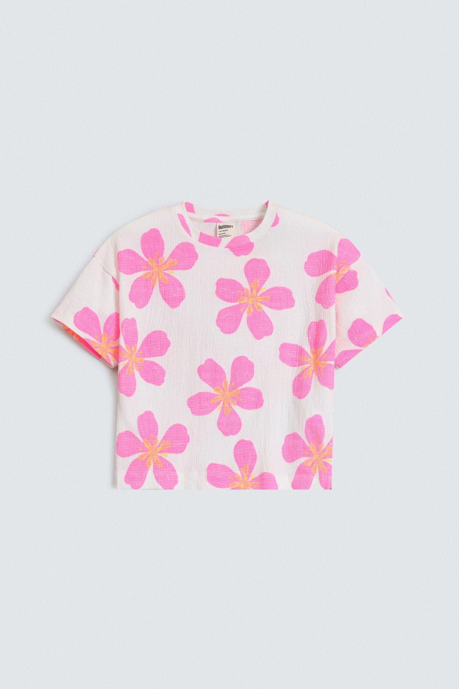 All-Over Flower Print T-Shirt