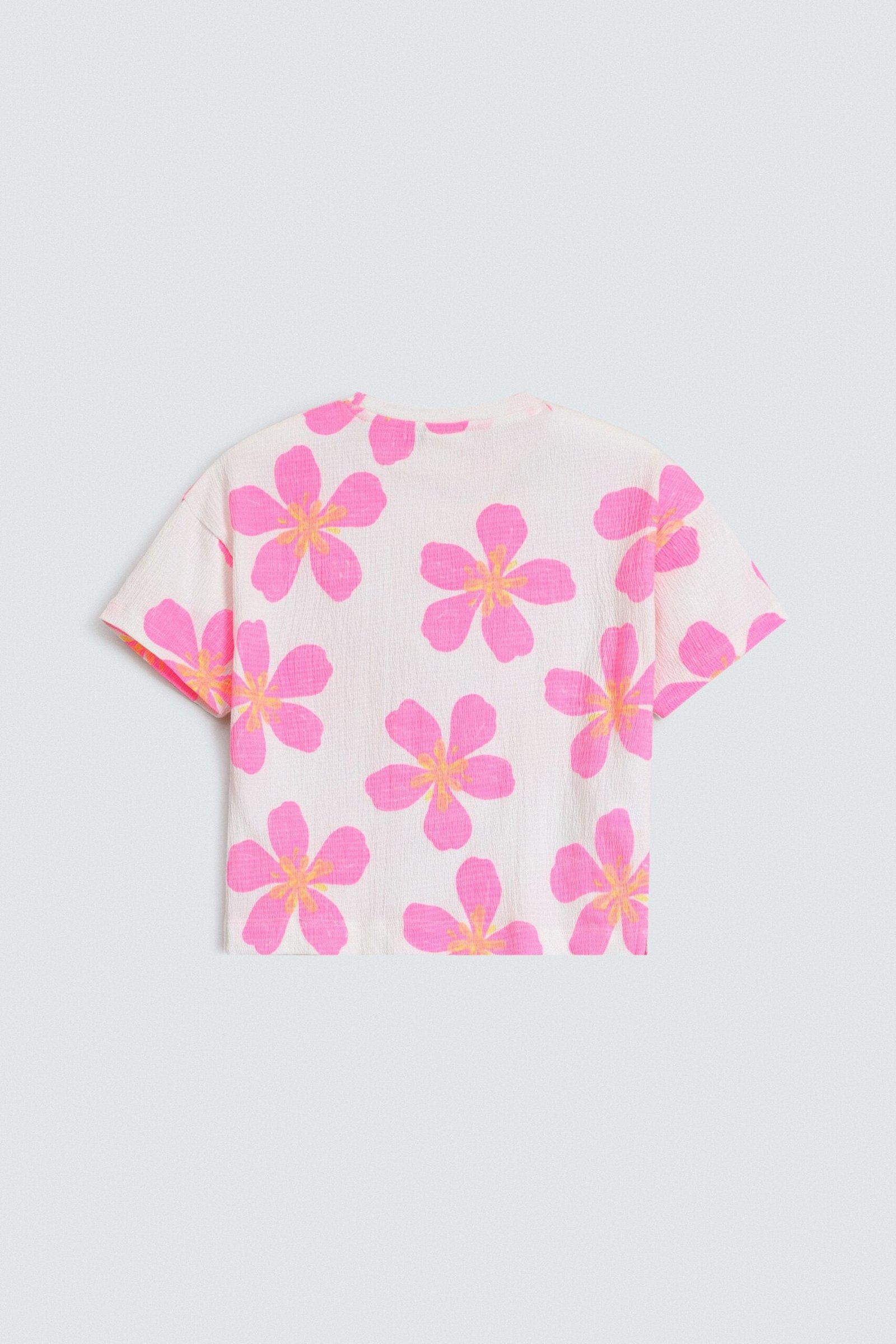 All-Over Flower Print T-Shirt - Image 3