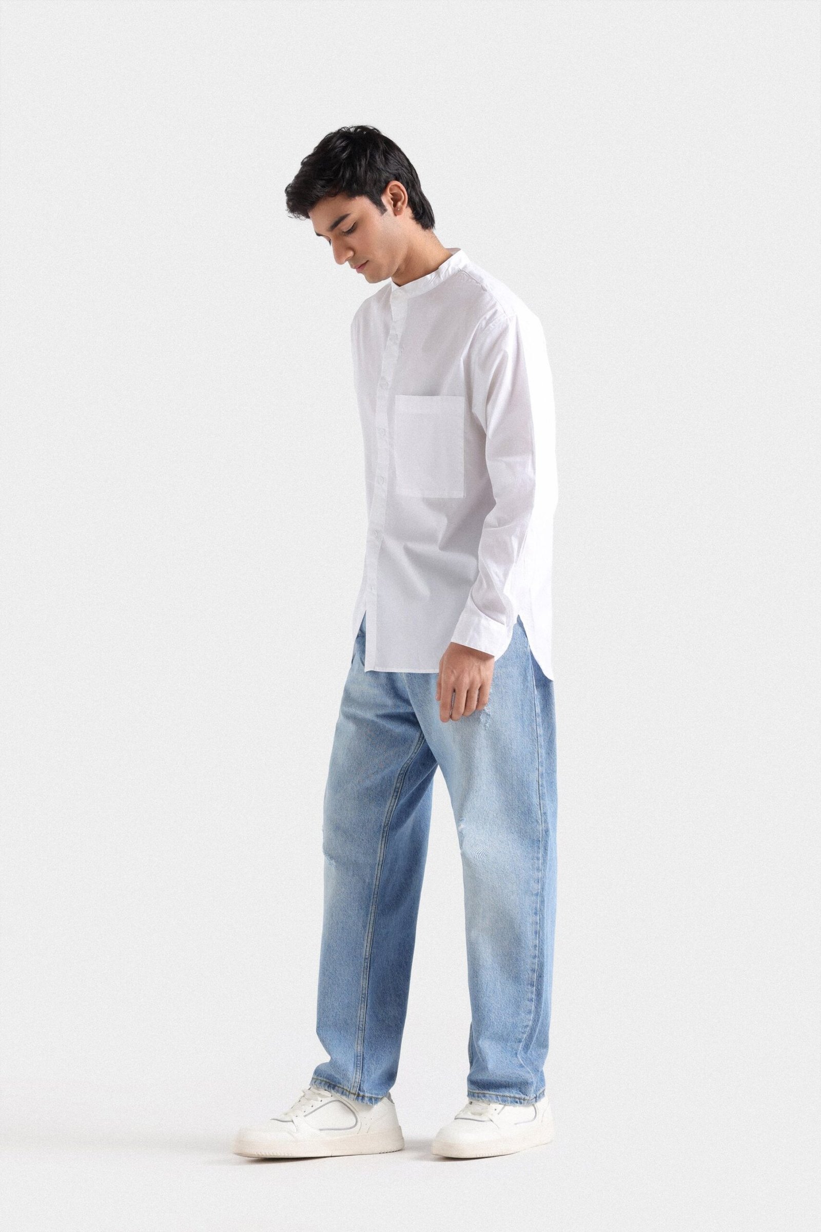 Mandarin Collar Shirt - Image 3