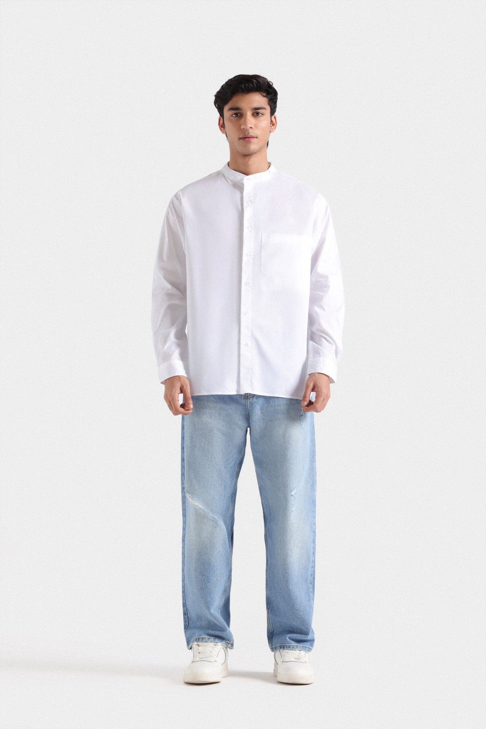 Mandarin Collar Shirt