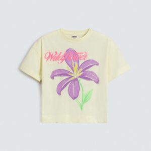 Cropped Embellished T-Shirt