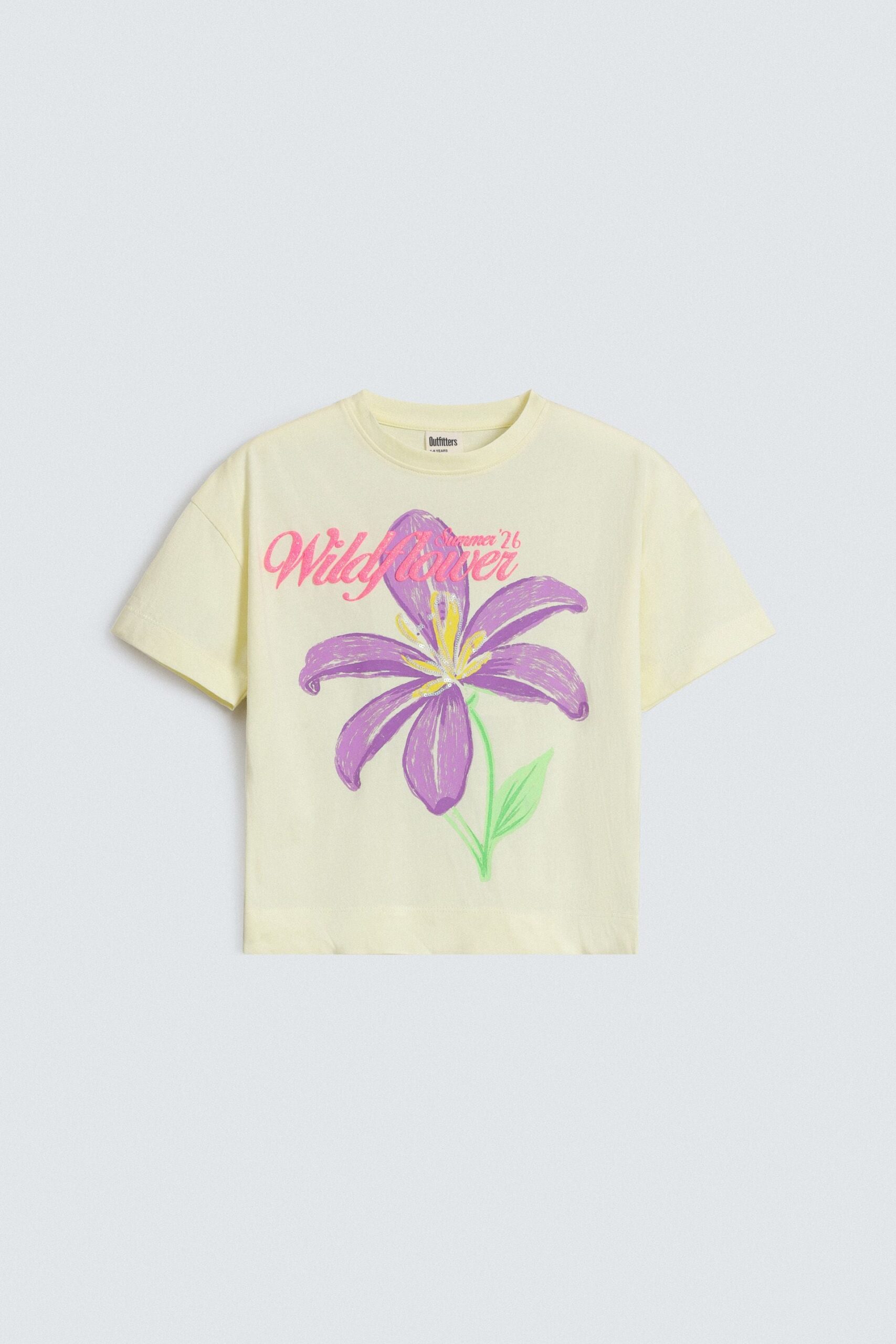 Cropped Embellished T-Shirt