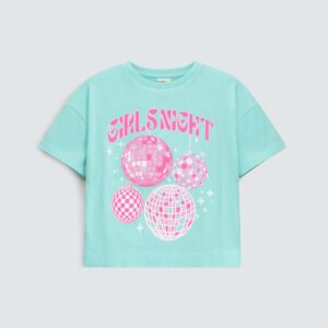Cropped Embellished T-Shirt
