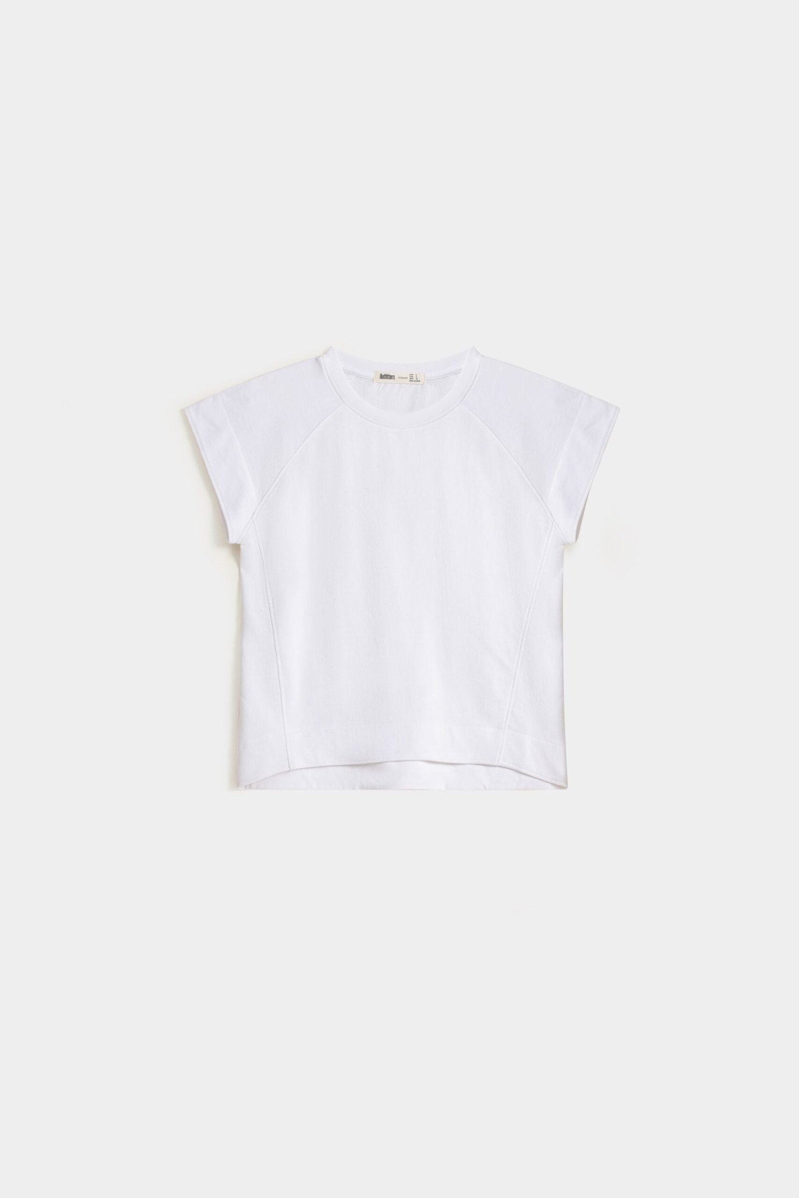 Basic T-Shirt With Wide Hem - Image 5
