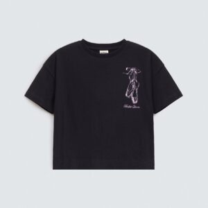 Cropped Graphic T-Shirt