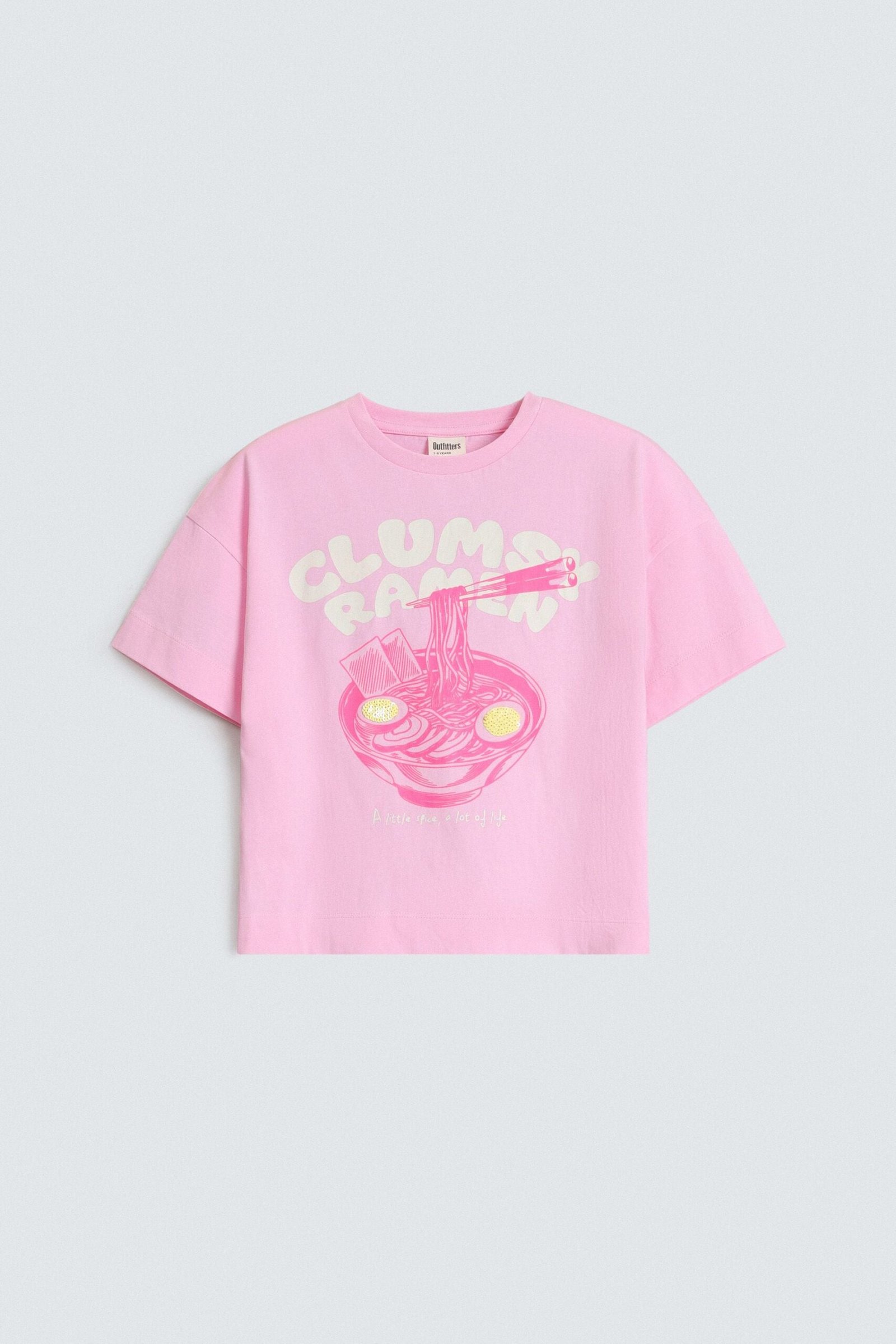 Cropped Graphic T-Shirt