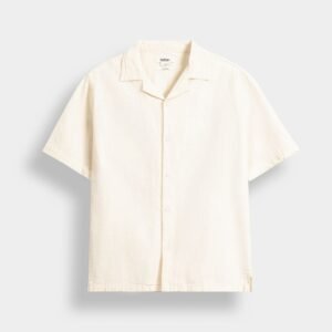 Textured Resort Collar Shirt