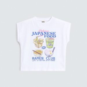 Cropped Graphic T-Shirt