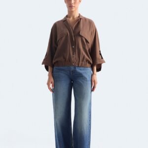 Cropped Safari Shirt