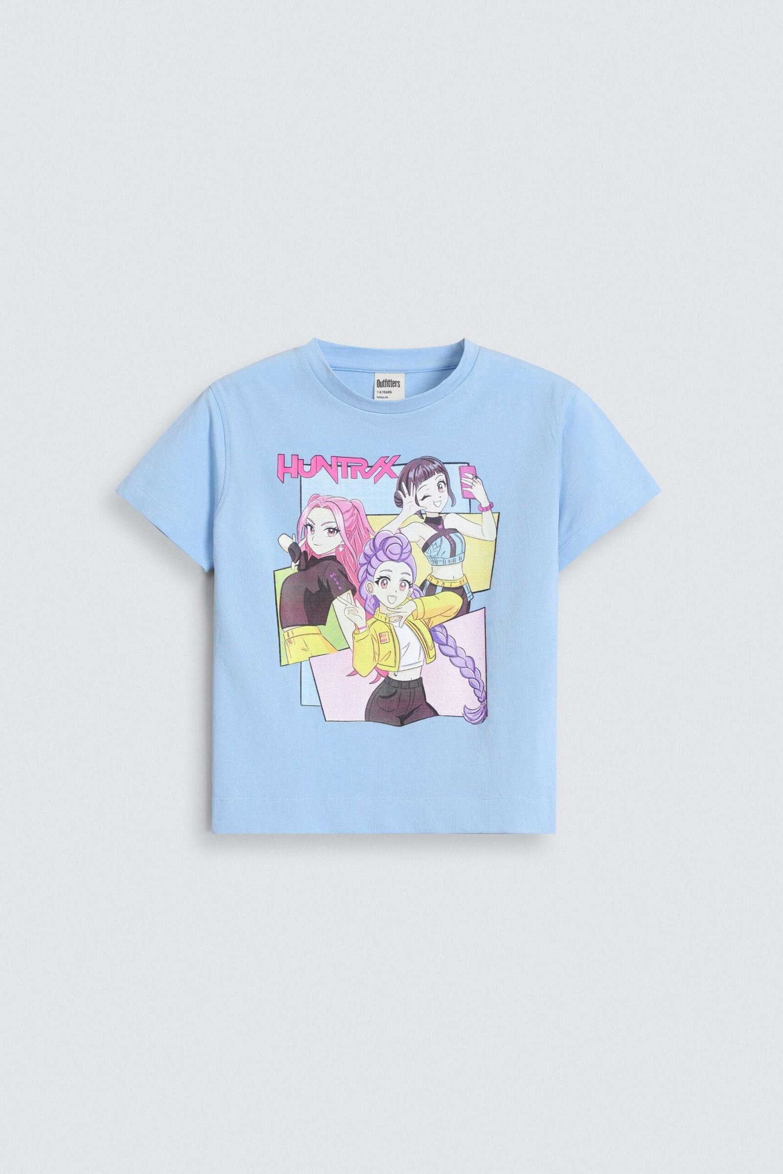Cropped Character Graphic T-Shirt