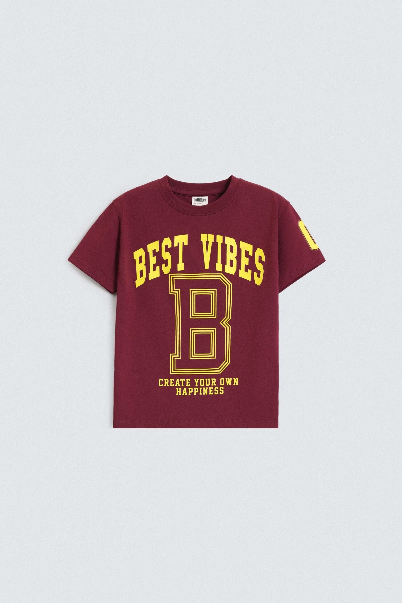 Best Vibes Slogan T-Shirt
