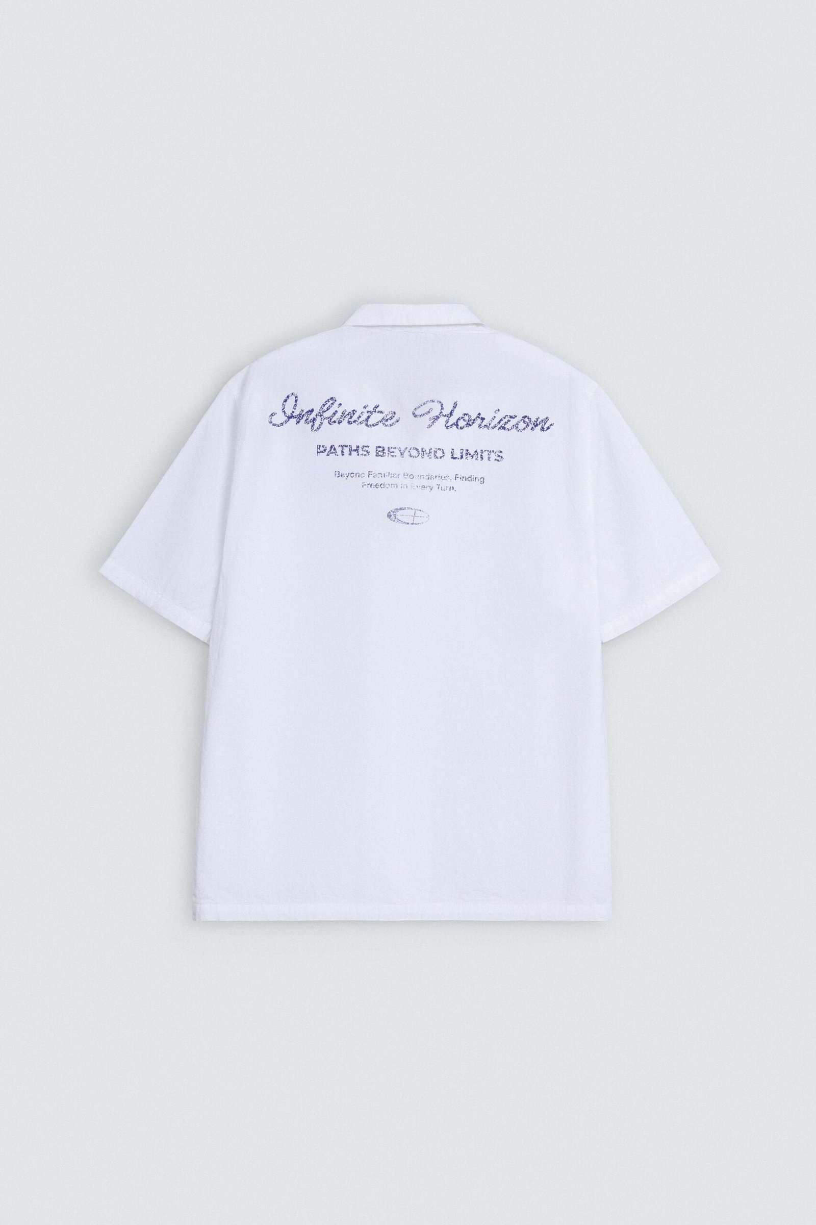 Slogan Print Shirt - Image 7