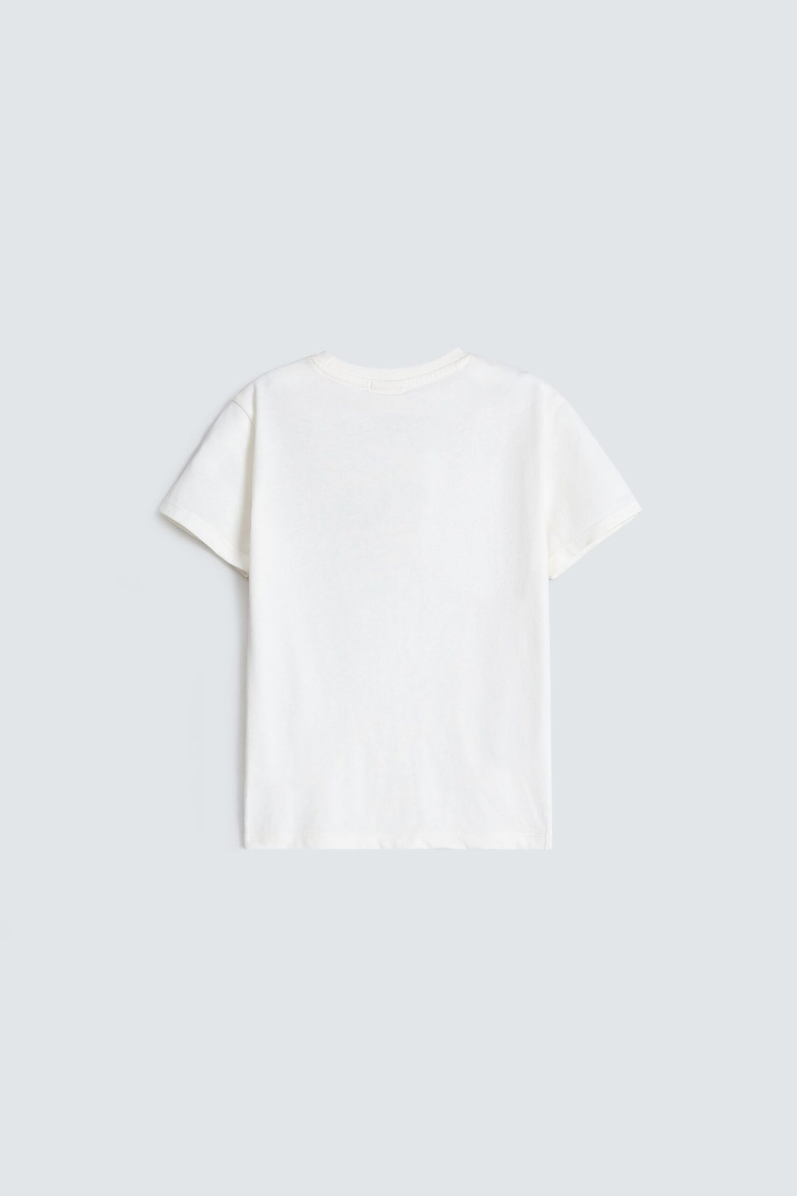 Slogan Print T-Shirt With Label Patch - Image 3