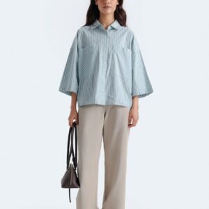 Cropped Striped Shirt