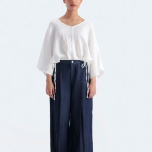 Cropped Textured Shirt