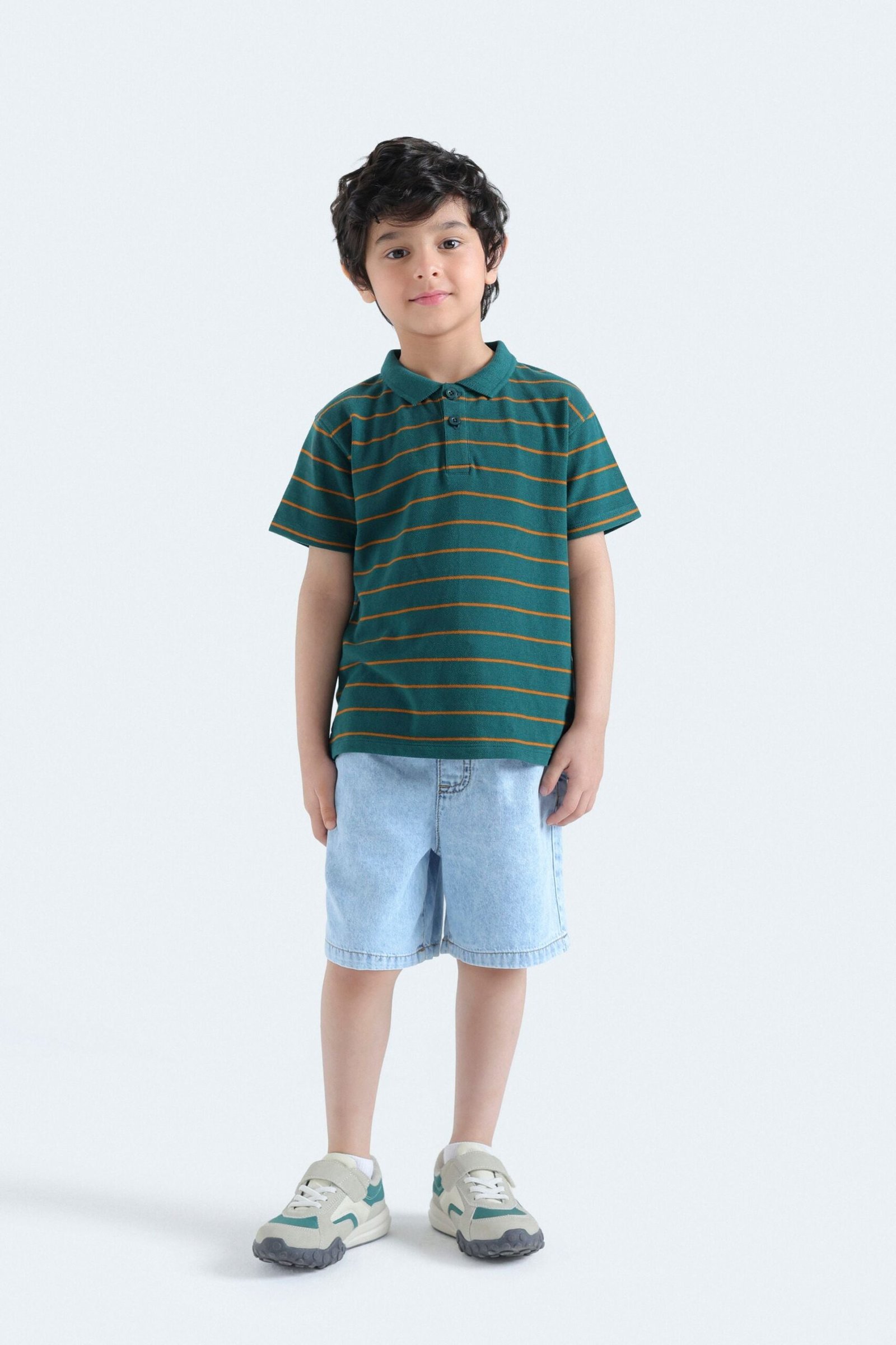 Striped Polo Shirt - Image 4