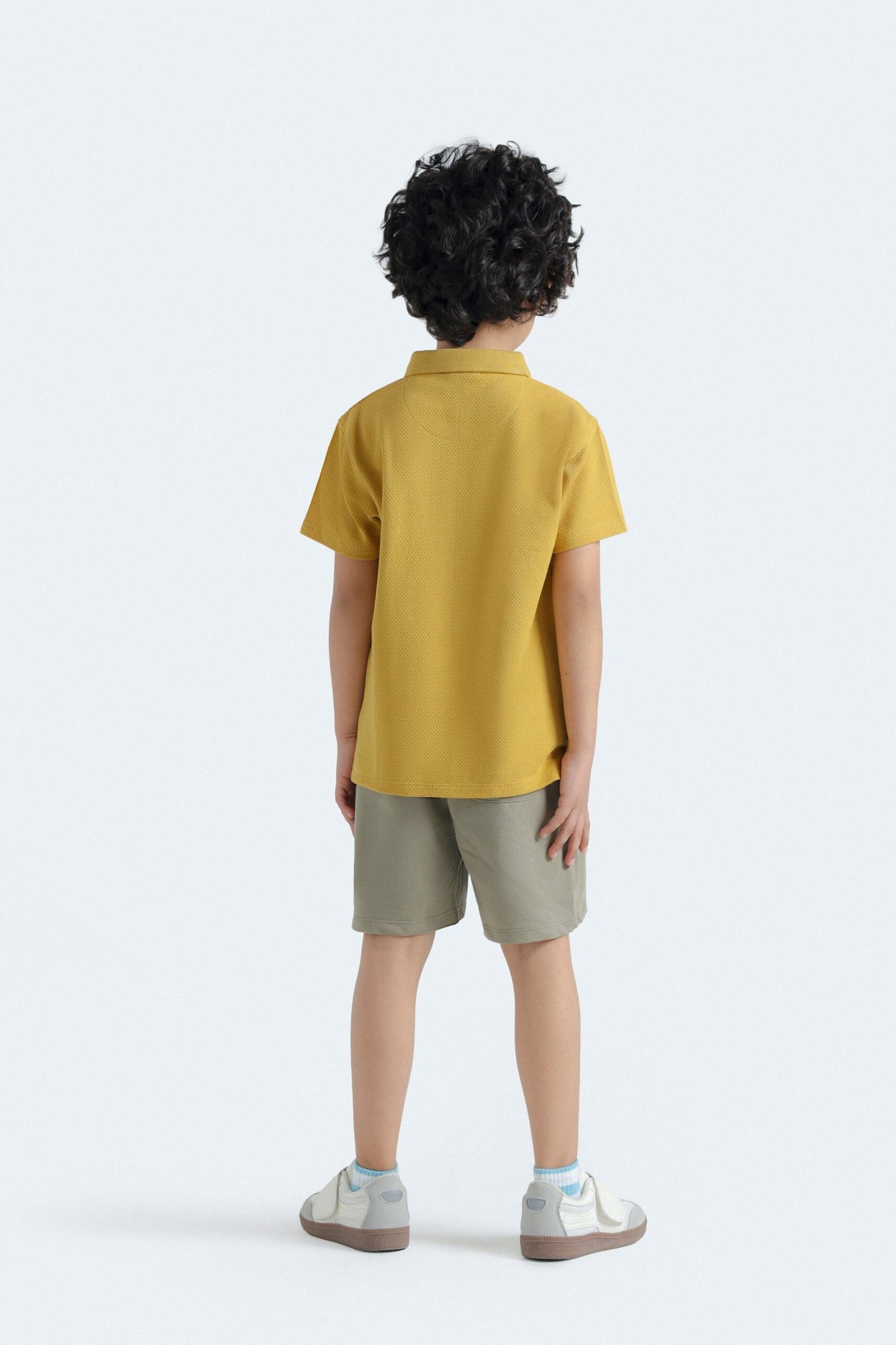 Embroidered Polo Shirt With Label Patch - Image 3