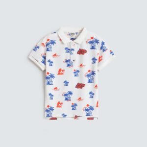 All-Over Print Polo Shirt