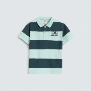 Slogan Print Polo Shirt
