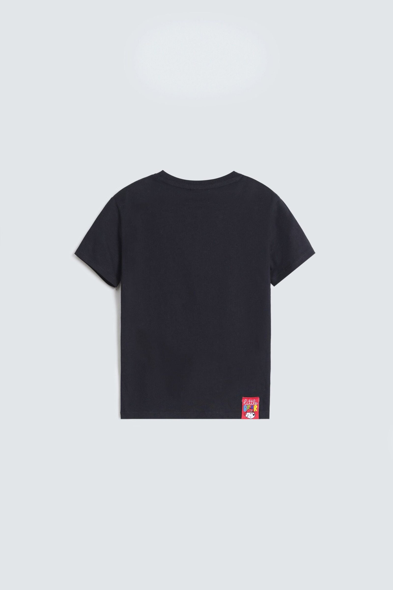 Slogan Print T-Shirt With Label Patch - Image 3