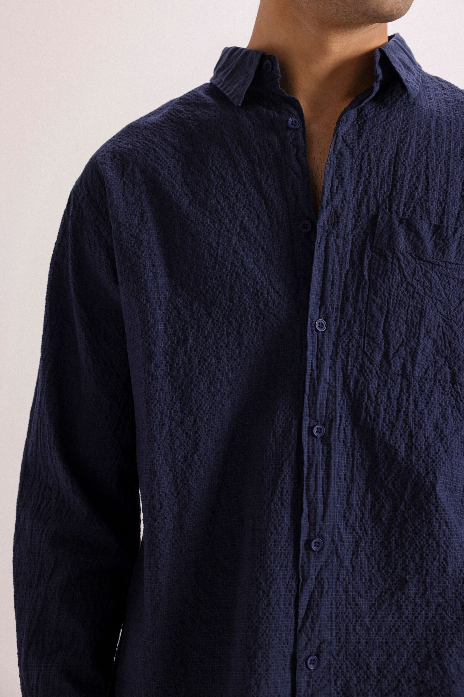 Seersucker Checkered Shirt - Image 2
