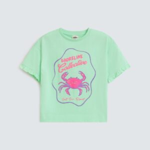 Cropped Graphic T-Shirt