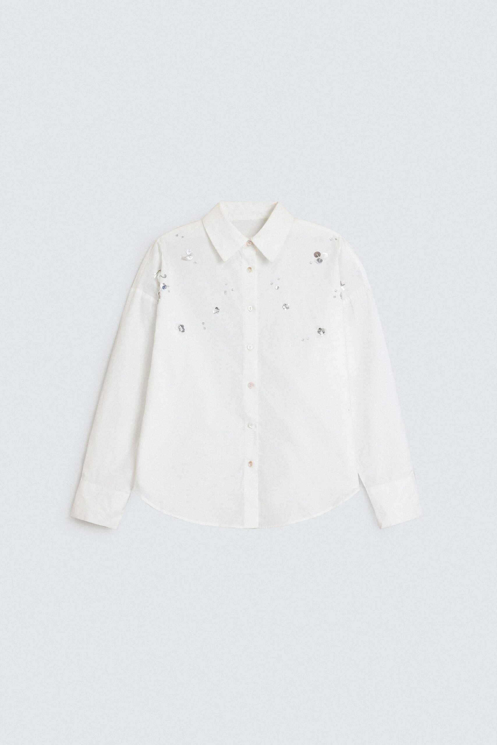 Cropped Embellished Shirt - Image 5