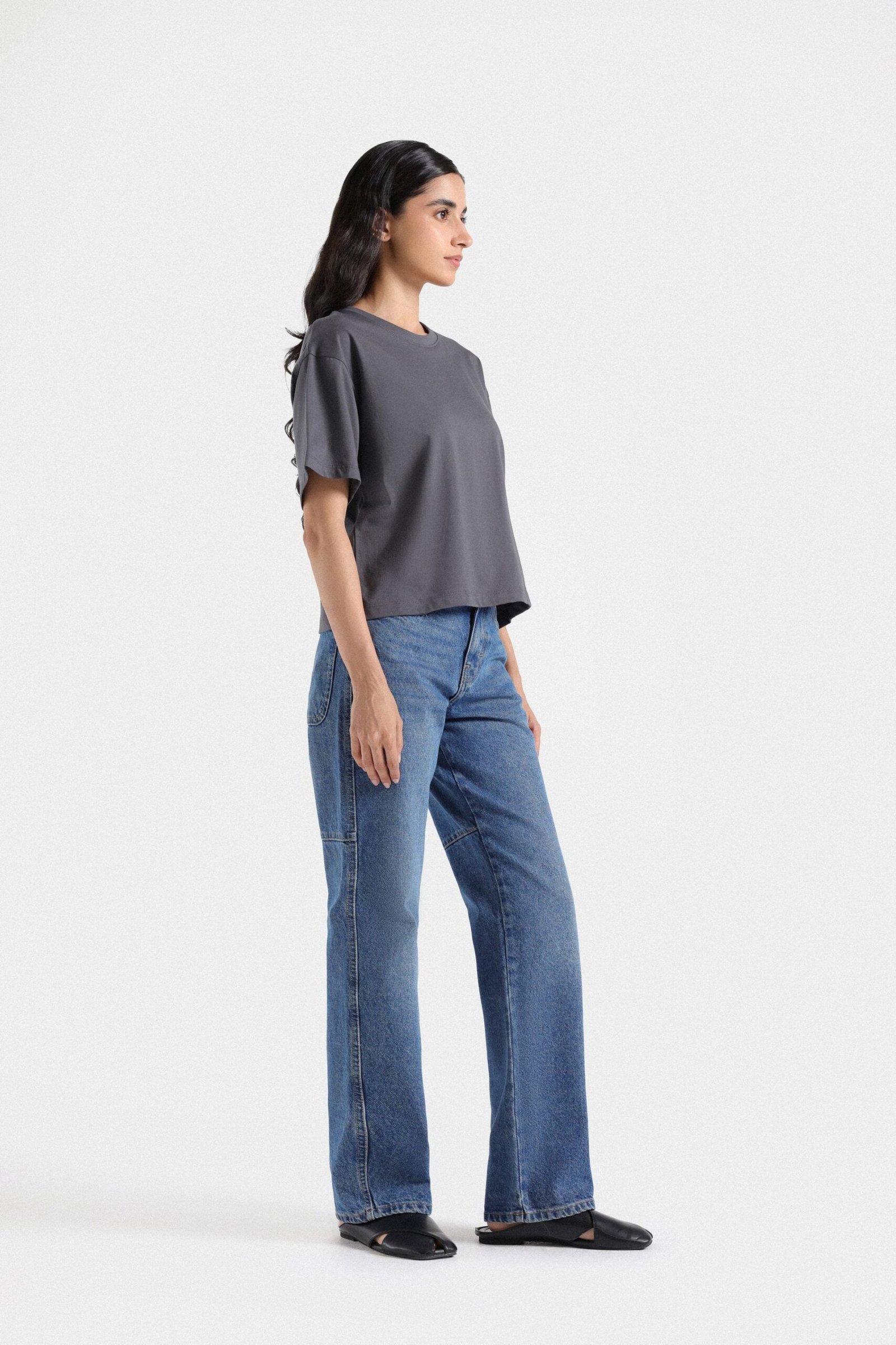 Basic Super Cropped T-Shirt - Image 3