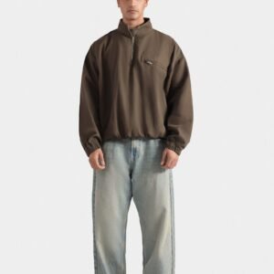 Quarter Zip-Up Shacket