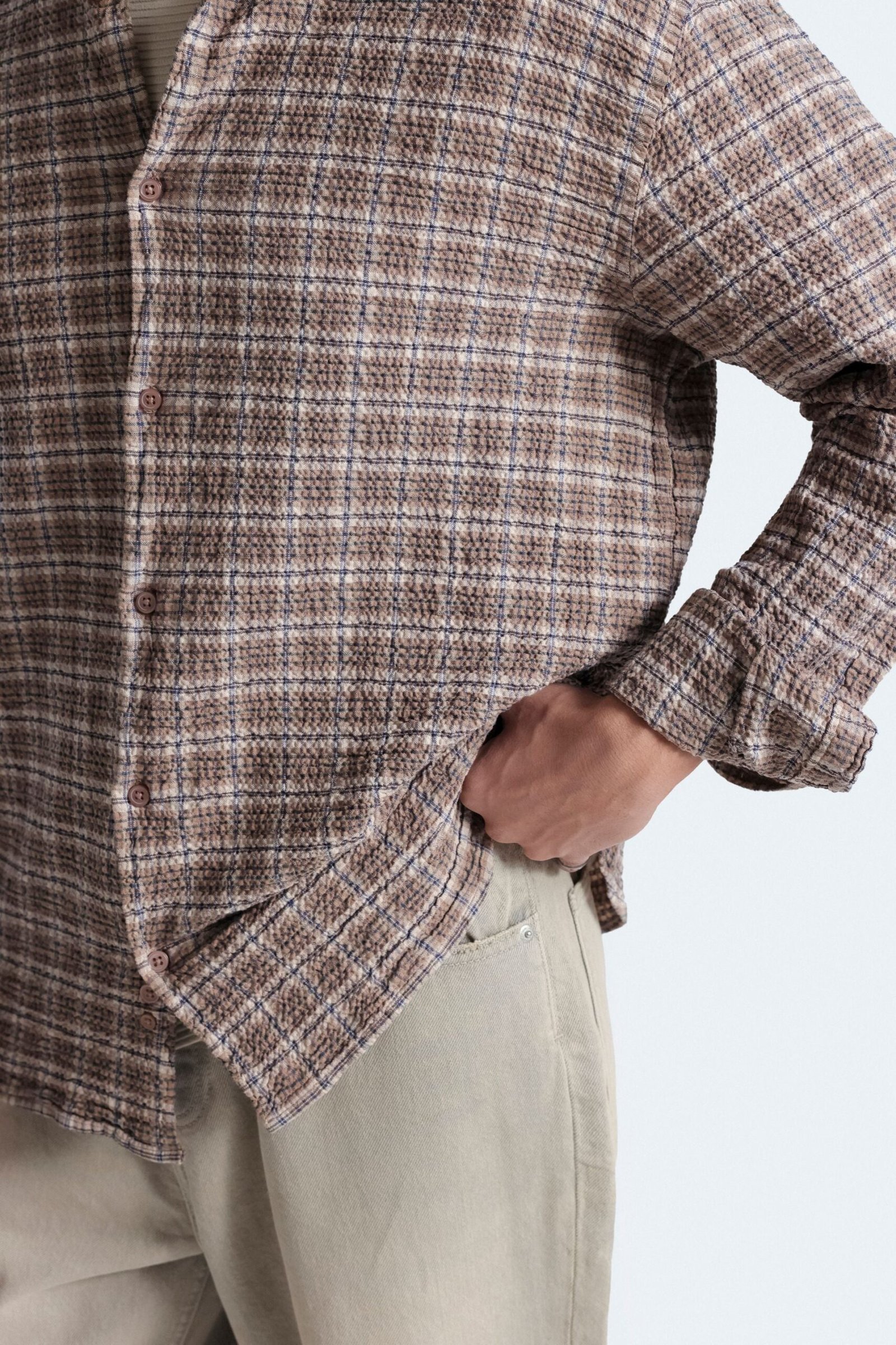 Checkered Button Up Shirt - Image 2