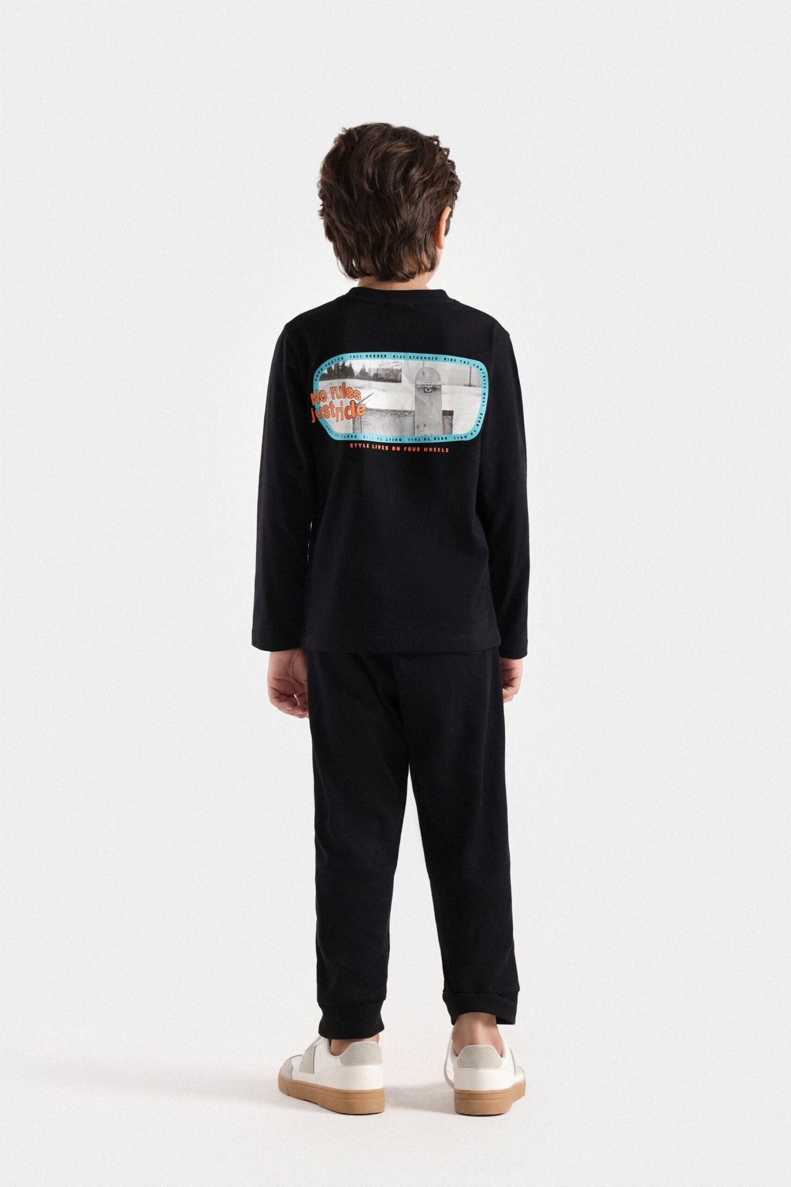 Slogan Print T-Shirt - Image 5