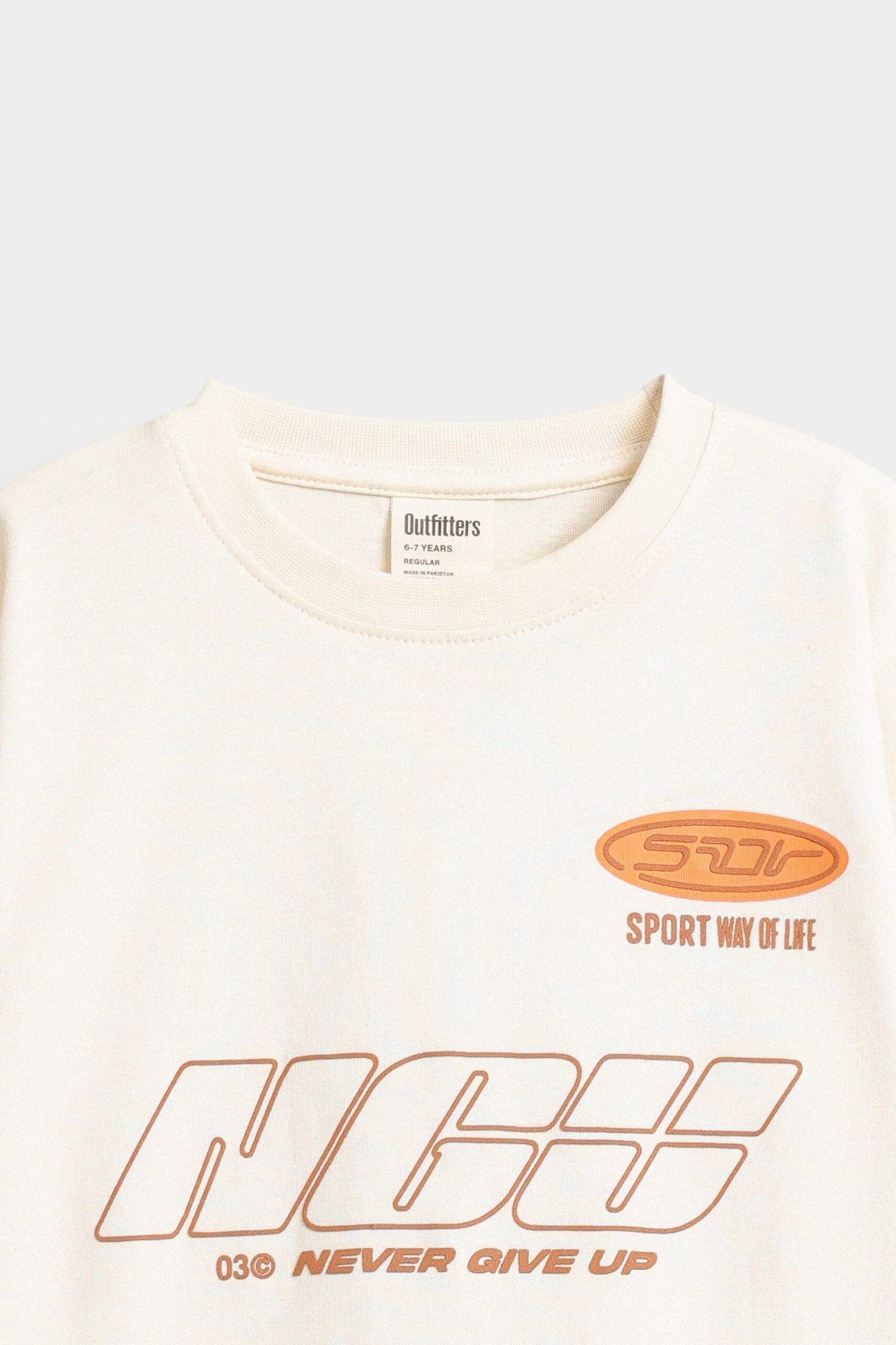 Slogan Graphic T-Shirt - Image 2