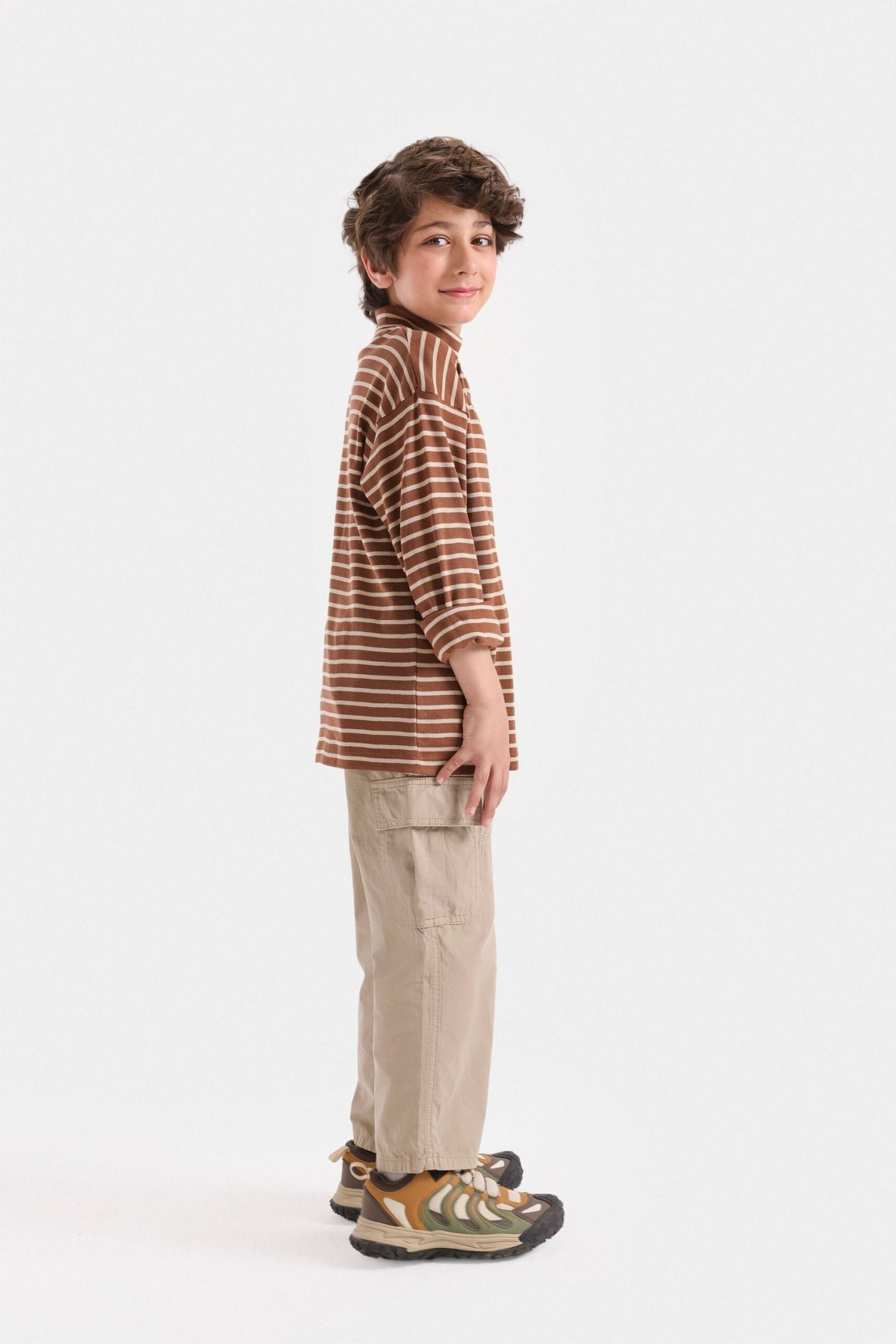 Slogan Print Striped T-Shirt - Image 11