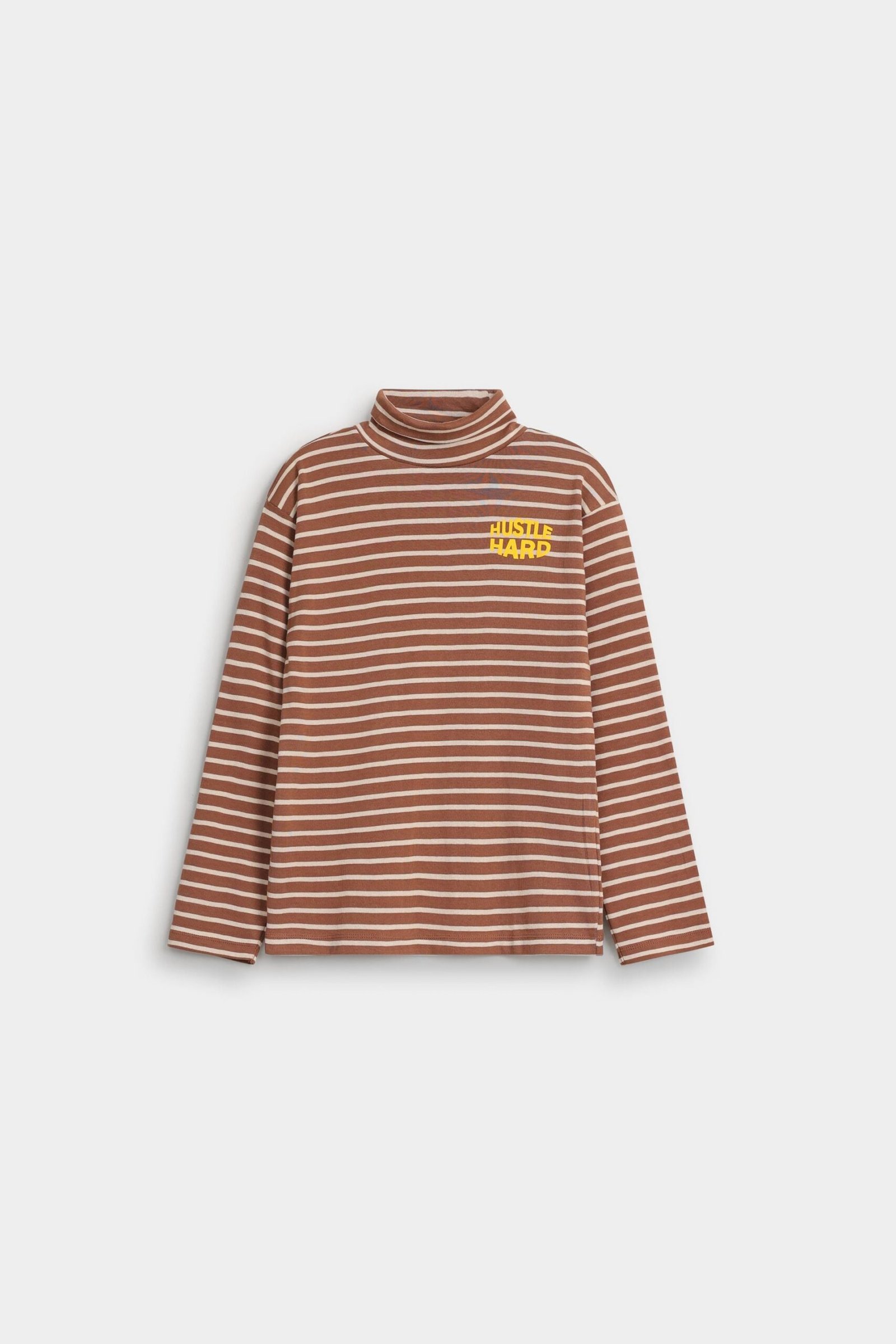 Slogan Print Striped T-Shirt - Image 7