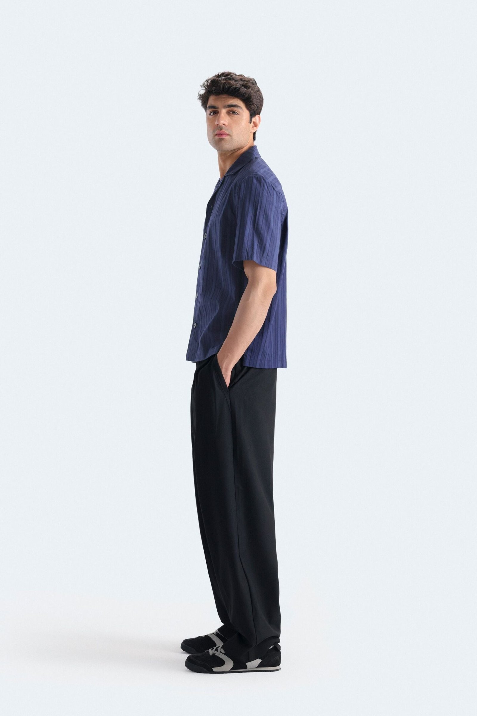 Striped Jacquard Shirt - Image 3