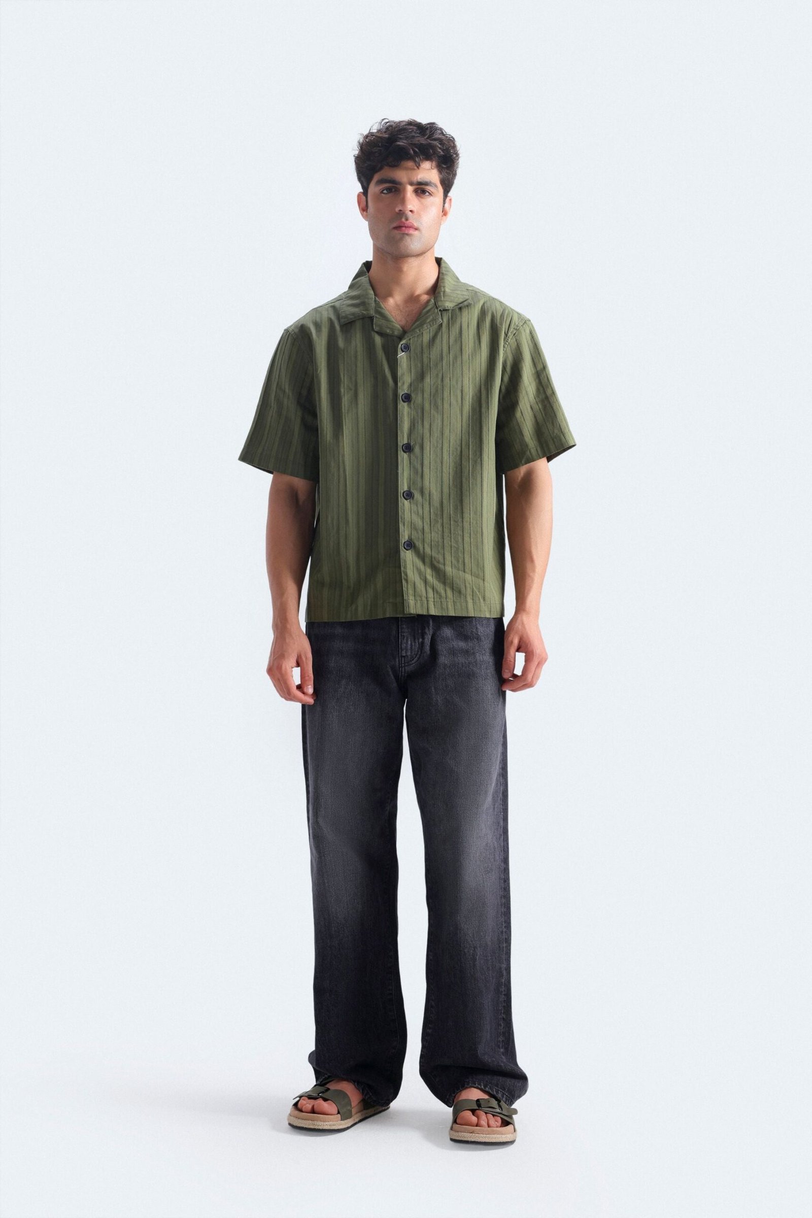 Striped Jacquard Shirt - Image 8