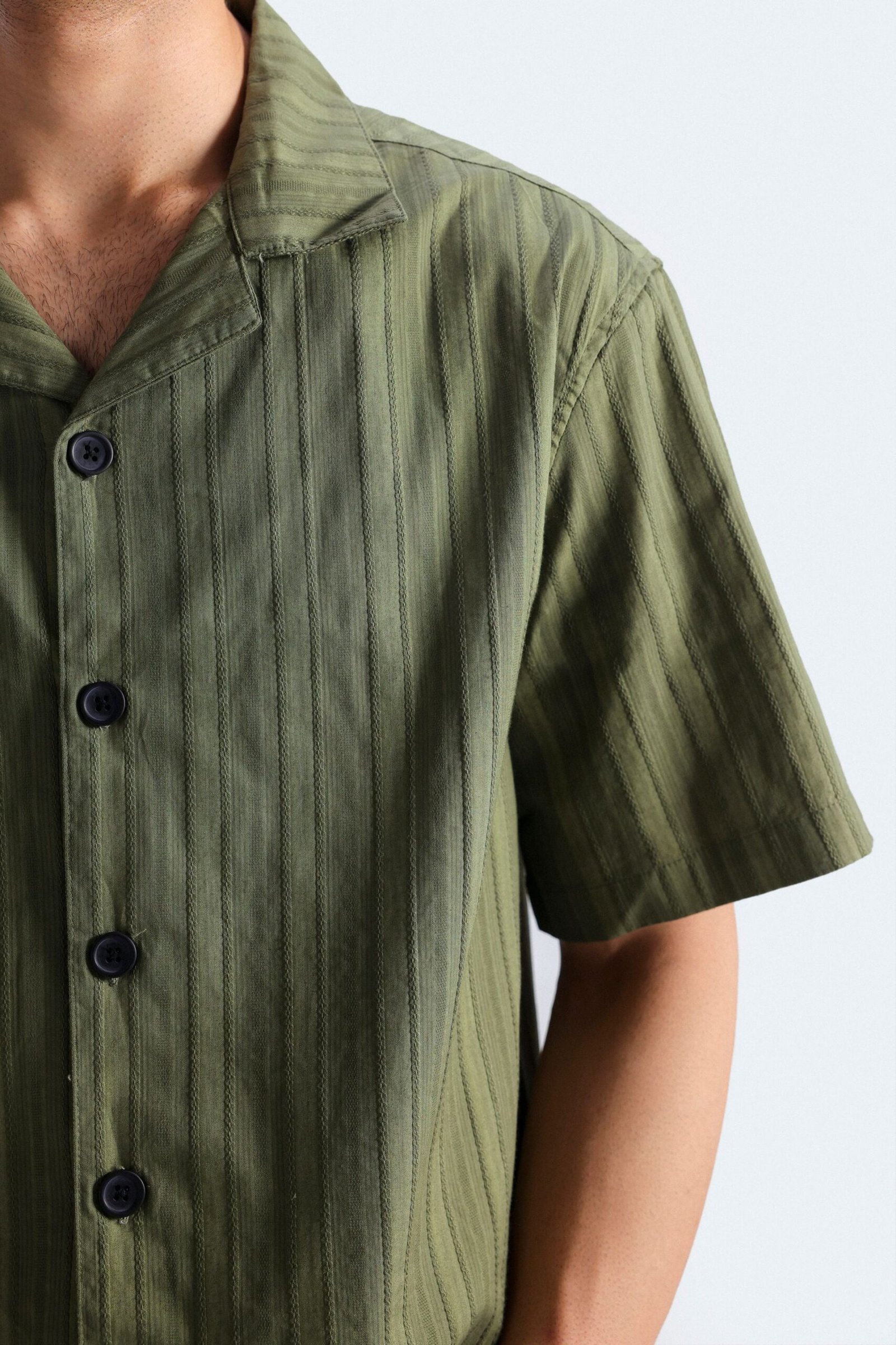 Striped Jacquard Shirt - Image 9
