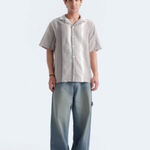Resort Collar Jacquard Shirt
